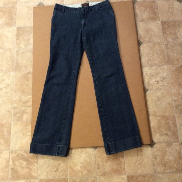 Banana Republic Wide Cuffed Stretch Jeans - Picture 1 of 2